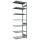SCHULTE Anbau-Schwerlastregal MULTIplus 250 12967 silber 100,0 x 60,0 x 300,0 cm