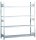 SCHULTE Schwerlast-Weitspannregal WS 2000 15600 silber 225,0 x 40,0 x 250,0 cm