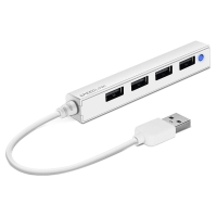 speedlink USB-Hub SNAPPY SLIM 4-fach weiß