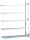 SCHULTE Anbau-Schwerlast-Weitspannregal WS 2000 15735 silber 225,0 x 60,0 x 300,0 cm