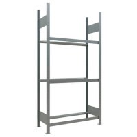 SCHULTE Reifenregal 13900 silber 100,0 x 40,0 x 200,0 cm