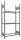 SCHULTE Reifenregal 13900 silber 100,0 x 40,0 x 200,0 cm