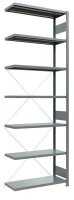 SCHULTE Anbau-Schwerlastregal MULTIplus 250 12947 silber 100,0 x 40,0 x 300,0 cm