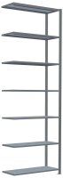 SCHULTE Anbau-Schwerlastregal MULTIplus 250 12947 silber 100,0 x 40,0 x 300,0 cm