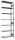 SCHULTE Anbau-Schwerlastregal MULTIplus 250 12947 silber 100,0 x 40,0 x 300,0 cm