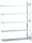 SCHULTE Anbau-Schwerlast-Weitspannregal WS 2000 15727 silber 200,0 x 80,0 x 300,0 cm