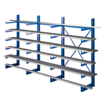 SCHULTE Kragarmregal K1000 14486 enzianblau 375,0 x 50,0...