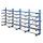 SCHULTE Kragarmregal K1000 14487 enzianblau 500,0 x 50,0 x 200,0 cm