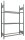 SCHULTE Reifenregal 13906 silber 130,0 x 40,0 x 200,0 cm
