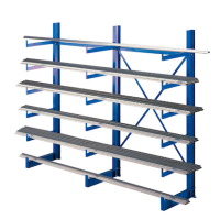 SCHULTE Kragarmregal K1000 14485 enzianblau 250,0 x 50,0 x 200,0 cm