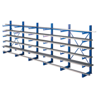 SCHULTE Kragarmregal K1000 14488 enzianblau 625,0 x 50,0 x 200,0 cm