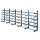 SCHULTE Kragarmregal K1000 14488 enzianblau 625,0 x 50,0 x 200,0 cm