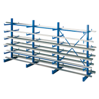 SCHULTE Kragarmregal K1000 14496 enzianblau 375,0 x 100,0 x 200,0 cm