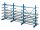 SCHULTE Kragarmregal K1000 14496 enzianblau 375,0 x 100,0 x 200,0 cm