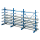 SCHULTE Kragarmregal K1000 14496 enzianblau 375,0 x 100,0 x 200,0 cm