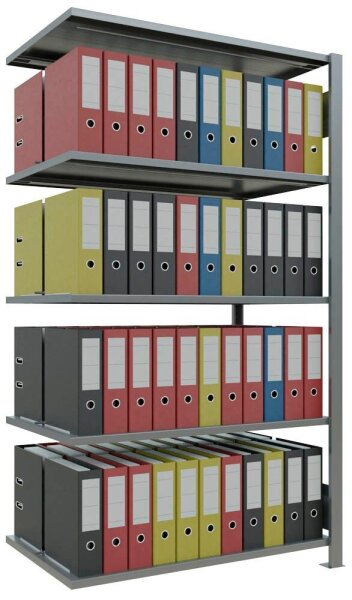 SCHULTE Anbau-Schwerlastregal MULTIplus 150 17740 silber 100,0 x 60,0 x 180,0 cm