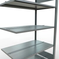 SCHULTE Anbau-Schwerlastregal MULTIplus 150 17740 silber 100,0 x 60,0 x 180,0 cm