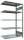 SCHULTE Anbau-Schwerlastregal MULTIplus 150 17740 silber 100,0 x 60,0 x 180,0 cm