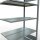 SCHULTE Anbau-Schwerlastregal MULTIplus 150 17740 silber 100,0 x 60,0 x 180,0 cm