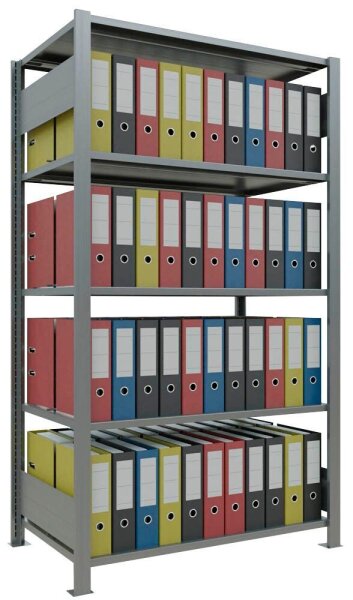 SCHULTE Schwerlastregal MULTIplus 150 17737 silber 100,0 x 60,0 x 180,0 cm
