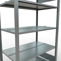 SCHULTE Schwerlastregal MULTIplus 150 17737 silber 100,0 x 60,0 x 180,0 cm
