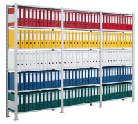 SCHULTE Schwerlastregal MULTIplus 150 17737 silber 100,0 x 60,0 x 180,0 cm