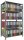 SCHULTE Schwerlastregal MULTIplus 150 17737 silber 100,0 x 60,0 x 180,0 cm