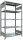 SCHULTE Schwerlastregal MULTIplus 150 17737 silber 100,0 x 60,0 x 180,0 cm