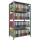 SCHULTE Schwerlastregal MULTIplus 150 17737 silber 100,0 x 60,0 x 180,0 cm