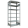 SCHULTE Schwerlastregal MULTIplus 150 17749 silber 100,0 x 60,0 x 230,0 cm