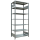 SCHULTE Schwerlastregal MULTIplus 150 17749 silber 100,0 x 60,0 x 230,0 cm