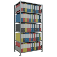 SCHULTE Schwerlastregal MULTIplus 150 17743 silber 100,0 x 60,0 x 200,0 cm