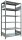 SCHULTE Schwerlastregal MULTIplus 150 17743 silber 100,0 x 60,0 x 200,0 cm