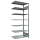SCHULTE Anbau-Schwerlastregal MULTIplus 150 17752 silber 100,0 x 60,0 x 230,0 cm