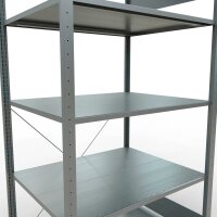 SCHULTE Schwerlastregal MULTIplus 150 12580 silber 100,0 x 80,0 x 200,0 cm