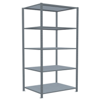 SCHULTE Schwerlastregal MULTIplus 150 12580 silber 100,0 x 80,0 x 200,0 cm