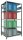SCHULTE Schwerlastregal MULTIplus 150 12580 silber 100,0 x 80,0 x 200,0 cm
