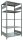 SCHULTE Schwerlastregal MULTIplus 150 12580 silber 100,0 x 80,0 x 200,0 cm