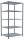 SCHULTE Schwerlastregal MULTIplus 150 12580 silber 100,0 x 80,0 x 200,0 cm