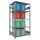 SCHULTE Schwerlastregal MULTIplus 150 12580 silber 100,0 x 80,0 x 200,0 cm