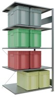 SCHULTE Anbau-Schwerlastregal MULTIplus 150 12585 silber...