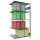 SCHULTE Anbau-Schwerlastregal MULTIplus 150 12585 silber 100,0 x 80,0 x 200,0 cm