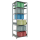 SCHULTE Schwerlastregal MULTIplus 150 12582 silber 100,0 x 80,0 x 300,0 cm