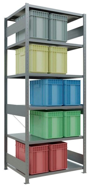SCHULTE Schwerlastregal MULTIplus 250 12981 silber 100,0 x 80,0 x 250,0 cm