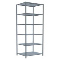 SCHULTE Schwerlastregal MULTIplus 250 12981 silber 100,0 x 80,0 x 250,0 cm