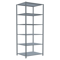 SCHULTE Schwerlastregal MULTIplus 250 12981 silber 100,0 x 80,0 x 250,0 cm