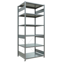 SCHULTE Schwerlastregal MULTIplus 250 12981 silber 100,0 x 80,0 x 250,0 cm