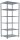 SCHULTE Schwerlastregal MULTIplus 250 12981 silber 100,0 x 80,0 x 250,0 cm
