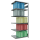 SCHULTE Anbau-Schwerlastregal MULTIplus 250 12986 silber 100,0 x 80,0 x 250,0 cm