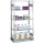 SCHULTE Schwerlastregal MULTIplus 150 14944 silber 100,0 x 50,0 x 200,0 cm